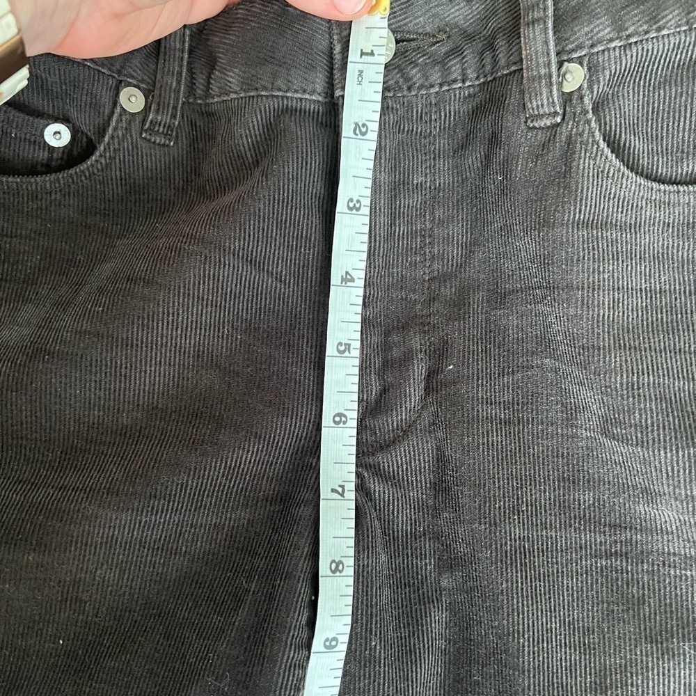 Helmut Lang Cord pant Dark Brown fine Wale Corduroy Boot Cut Pants bottoms chino - Picture 4 of 8